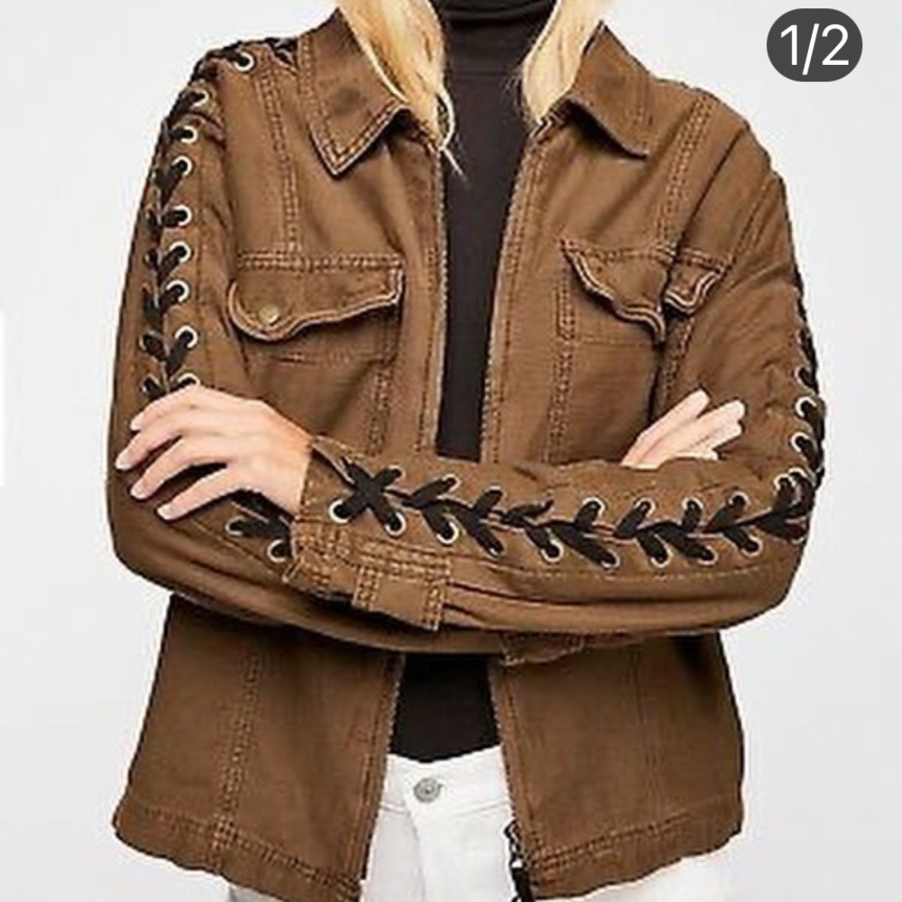 Free people jacket army green